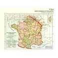 thumbnail image 4 of Historic Map - France Industries Monuments - Cortambert 1880 - Vintage Wall Art, 4 of 4