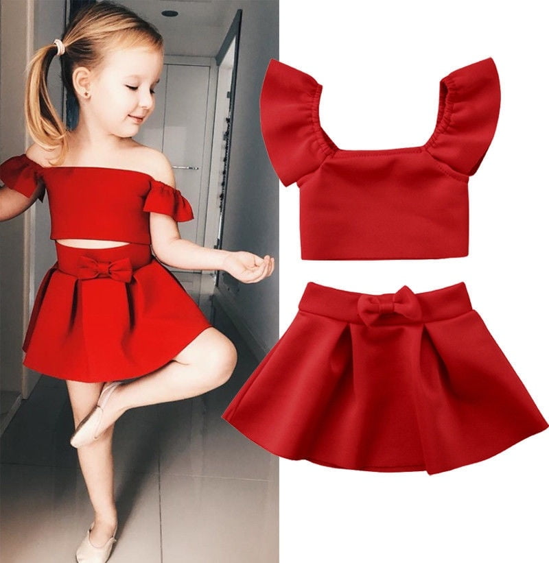 Buy Red Ethnic Wear Sets for Girls by Lilpicks Online | Ajio.com