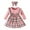 Pink, variant on Godderr 3-24M Newborn Toddler Girls Christmas Dress Baby Ruffle Casual Dress Long Sleeve Plaid Princess Dress Girls Red Skirt Dress Clothes