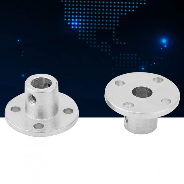 2pcs M3 Rigid Flange Coupling Connector ID 6mm OD 10mm Coupling Motor Shaft Coupler Connector Model Coupler Accessory For Coupling Electric Motors