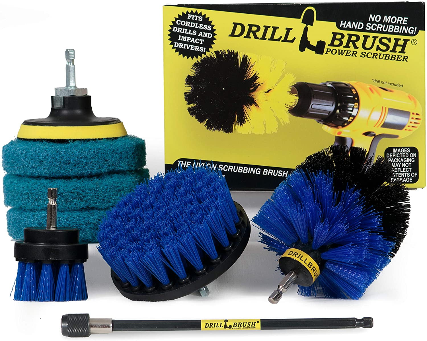 Drillbrush Cleaning Tools Cordless Drill Accessories Drill Brush