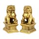 thumbnail image 2 of 2 figuras de leones guardianes de perro Fu, decoración de escritorio, multiusos, tradicionales 9cmx6cmx16cm, 2 of 9