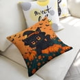 thumbnail image 5 of Halloween Cat Witch Linen toss pillowcase decoration pillowcase gifting preferred 24x24 inch cushion cover sofa pillowcase sofa bedroom living room car, 5 of 8