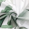 thumbnail image 5 of Cortina de ducha de eucalipto verde, cortinas de ducha de tela con hojas de plantas para decoración de baño rústica Vintage, 72x72, 5 of 5