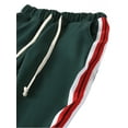 thumbnail image 4 of Ma Croix Mens Premium Hip Hop Skinny Fit Taped Stripe Track Pants, 4 of 6