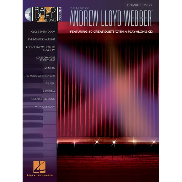 Music Piano Duet Play Along 4 - Music of Webber