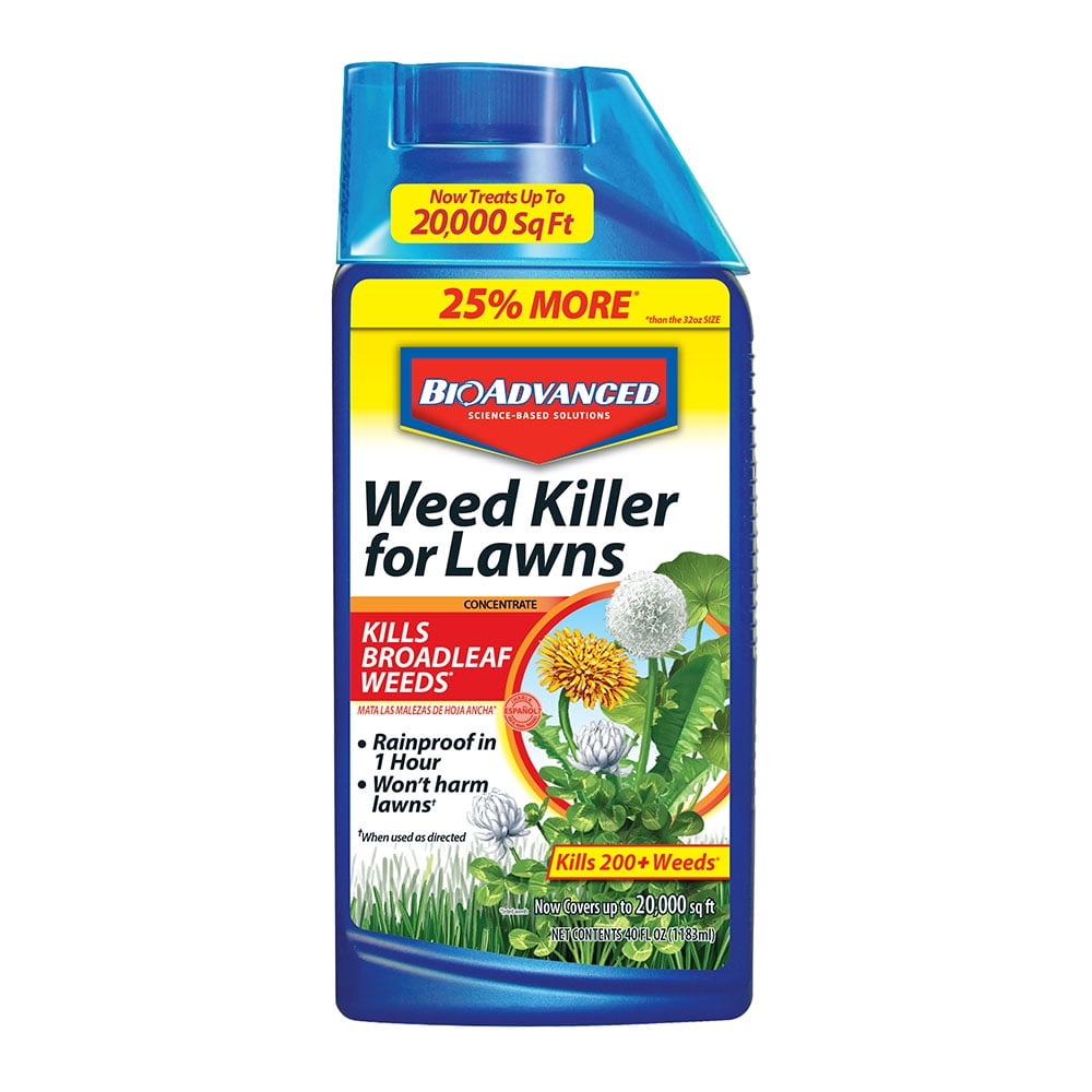 BioAdvanced Weed Killer for Lawns, Concentrate, 32Ounce