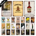 thumbnail image 2 of Letrero de metal retro para decoración de pared oxidada con diseño de club de vinos: placa vintage para decoración de pub, cocina y bar, 7,87 x 11,8 pulgadas, 2 of 5