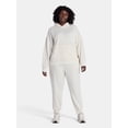 thumbnail image 2 of Athletic Works Women's and Women's Plus Super Soft Jogger Sweatpants, Sizes XS-4X, 2 of 6