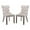 Beige & Natural, variant on Tcbosik Velvet Dining Chairs Set of 2, Upholstered Kitchen Chair with Button Tufted Backrest, Side Chair for Living Room, Easy Assembly, Beige & Natural