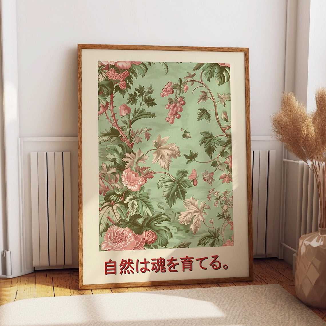 Botanical Garden Art Poster - Antique Floral Print Wall Decor - Victorian Garden Romantic Home Decor Wall Art Modern Wall Decor 8x12 UNFRAMED