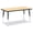 Gray/Black, variant on Jonti-Craft Rainbow Accents Rectangle Activity Table