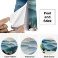 thumbnail image 4 of Peel and Stick Wallpaper Waterproof Scenic mountain landscape View Black Forest Germany covered fog Wall Mural Decor Self Adhesive and Removable 69in x 98in, 4 of 8