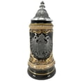 thumbnail image 2 of LE German Beer Stein with Pewter Eagle Relief  Made in Germany ONE New Mug, 2 of 10