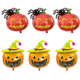 thumbnail image 1 of Globos de lámina de murciélago de Halloween, globos de Mylar de murciélago negro reutilizables, accesorios de Halloween, juguetes para niños MFZFUKR CPB-CJZ22-4, 1 of 5
