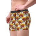 thumbnail image 5 of Cauagu Cartoon Sunflowers Print Boxer Briefs for Men,Comfortable Breathable Men's Underwear Moisture Wicking Underpants -Large, 5 of 8