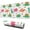 White Dinosaurs Flowers-2, variant on Long Mouse Pads for Desk,White Dinosaurs Fossils Plants Pattern Desk Mats on Top Of Desks, Desk Mouse Pad Extra Large with 3mm Non-Slip Base and Stitched Edge for Gaming,Office,Work,Home 31.5"x11.8"