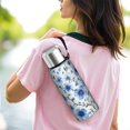 thumbnail image 6 of 20 Oz Pioneer Flower Coffee Tumbler Double Wall Insulated Stainless Steel Water Bottle | Metal Reusable Thermoses Flask with Cup Cap | Leak & Sweat Proof with Anti-Dust Lid, 6 of 7
