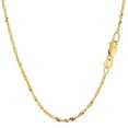 thumbnail image 1 of 10k Yellow Gold Singapore Chain Necklace, 1.7mm, 24", 1 of 5
