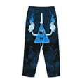 thumbnail image 5 of Bill Cipher Women's Pajama Pants Comfy Casual Loose Sleep Bottoms Pants Drawstring Wide Leg Long Lounge Pants, 5 of 8
