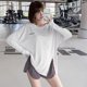 thumbnail image 1 of Top deportivo de manga larga para mujer, blusa holgada para correr, camiseta de secado rápido, talla grande, para chicas gorditas, 1 of 6