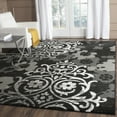 thumbnail image 2 of SAFAVIEH Adirondack Hortense Floral Area Rug, Black/Silver, 11' x 11' Square, 2 of 6