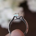 thumbnail image 4 of Elegant Women Engagement 925 Silver Ring Cubic Zircon Party Gift Jewelry Sz 6-10, 4 of 6