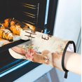 thumbnail image 5 of Easter Funny Bunny Rabbit Oven Mitts and Pot Holders Set of 2, Heat Resistant Oven Mitts Kitchen Oven Glove for Cooking, Baking, 5 of 6