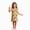 H348-Light Yellow, variant on TOWED22 Girls Nightgowns Soft Sleepwear Nightdress Flutter Sleeve Halloween Ghost Print Pajamas