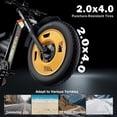 thumbnail image 2 of RUNDEER Electric Bike for Adults -3000W Motor , 20" Fat Tire All Terrain Ebike, 80 Miles Electric Dirt Bike, 200N·m Torque Electric Motorcycle with Dual Suspension, UL Certified, 3-Year Support, 2 of 7