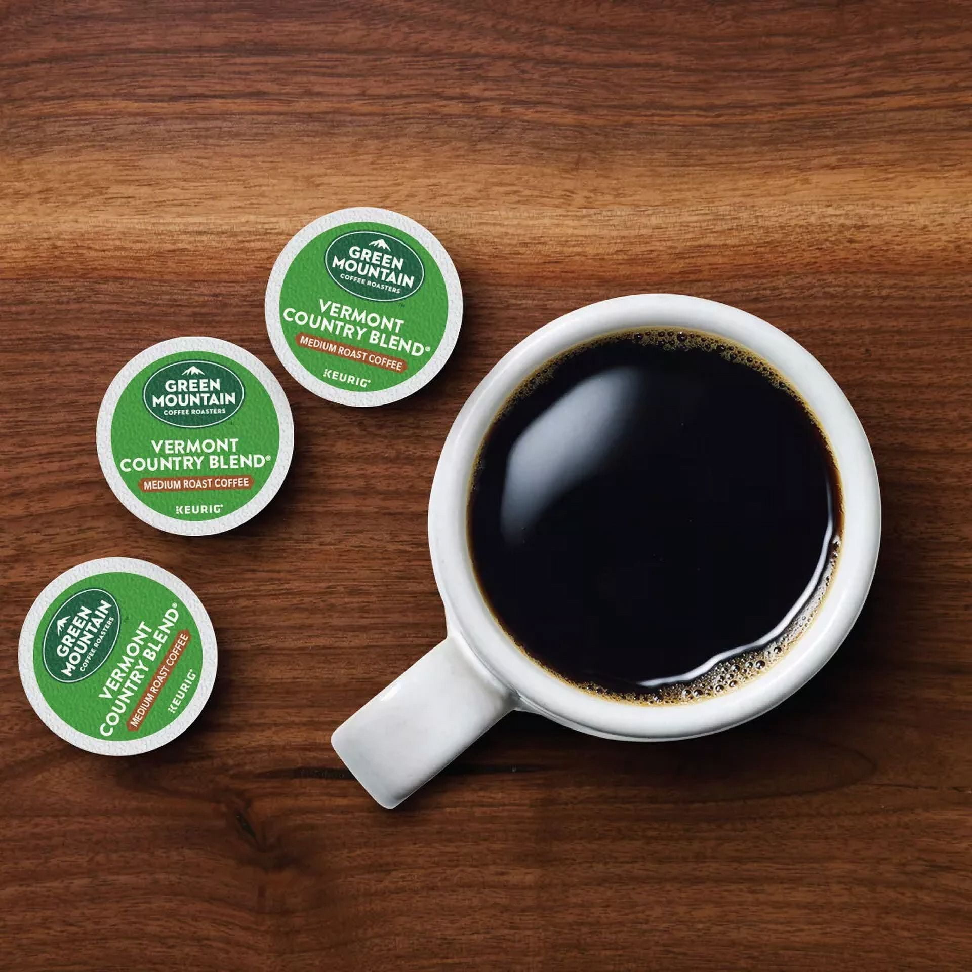 Green Mountain Coffee Vermont Country Blend, K-Cup Pods, Medium Roast, 120 Count