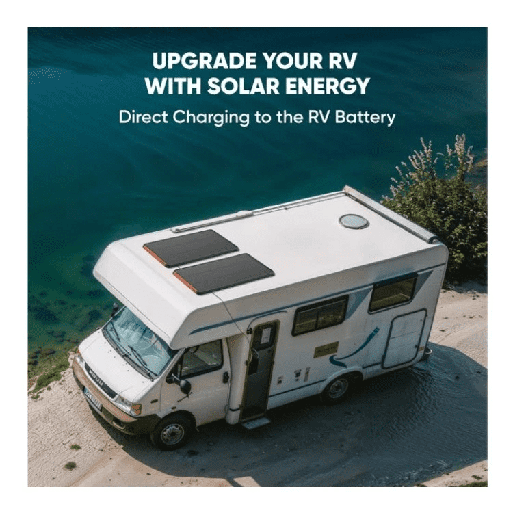 Restored Jackery SolarSaga 100W Prime Solar Panel - Bifacial-Flexible - Outdoor - Black (Refurbished)