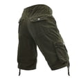 thumbnail image 4 of hotojiny Men's Cargo Shorts Vintage Streetwear Lightweight Outdoor Hiking Work Shorts Straight Leg Casual Shorts for Travel Fishing, 4 of 6