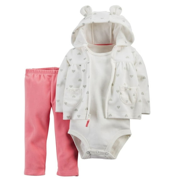 Carter's Baby Girls-3-Piece Cardigan Set 18Months Ivory