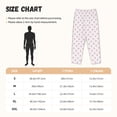 thumbnail image 2 of Cauagu Animal Pink Color Paw Pajama Pants for Women Loose Fit Wide Leg Trouser Pants Casual Elastic Waist Drawstring Lounge Pants, 2 of 6