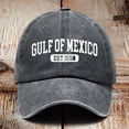 thumbnail image 2 of TYGHBN Vintage Print Washed Cap for Men and Women Adjustable Unisex Baseball Hat Mens Visor Visor Womens Beach Visor Hut Trunk Visor Brimmed Hats for Women Womens Wraps and Shawls Tennis Outfit, 2 of 3