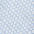 thumbnail image 7 of Jacob Alexander Men's Woven Zig Zag Pattern Slim 2.5 inch Width Neck Tie - White Light Blue, 7 of 7