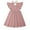 Y2 Pink, variant on Likimi Kids Toddler Girls Dress Crew Neck Solid Color Ruffle Sleeve Dresses Summer Size 8 Years Sky Blue