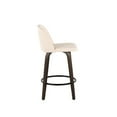 thumbnail image 6 of LumiSource Brown Toriano 26" Fixed Height Counter Stool - Set of 2, 6 of 7