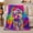 Neon Dog Portrait, variant on Psychedelic Golden Retriever Pop Art, Playful Pet Portrait Pattern, Warm Flannel Blanket for Living Room and Bedroom, Dog Lovers Just Because Gift, Pet Lover Home Decor