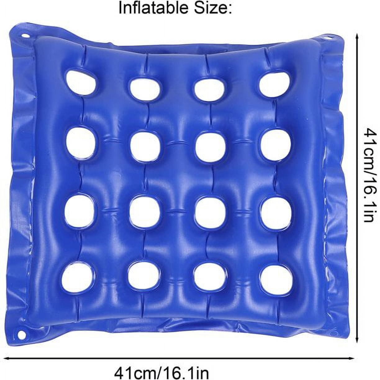 cygeall Inflatable Seat Cushions for Pressure Relief, Wheelchair Air Cushion for Bed Sore, Ideal for Prolonged Sitting 17.7 x 17.7