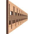 thumbnail image 3 of Ekena Millwork 46 3/8"W x 4"H x 3/8"T Victory Fretwork Moulding, Hickory, 3 of 13