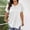 *White, variant on ClodeEU Women's Plus Size Short Sleeve Henley Tunic Top, Casual Loose Curved Hem Blouse Black,Women's Plus XXL