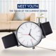 thumbnail image 3 of Moda ultra simple pareja reloj de cuarzo casual elegante unisex reloj analógico Eccomum Mirar, 3 of 5