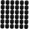 thumbnail image 6 of OULII 50Pcs Black Microphone Windscreen Sponge Covers Replacement Mic Shield for Ktv Stage and Outdoor Use, 6 of 8