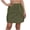 #01 Green, variant on Busydd Womens Cotton Linen Skirts Elastic Waist Drawstring Fashion Flowy Hem Maxi Skirts A Line High Waisted Long Skirts Summer Casual Solid Color Beach Skirts