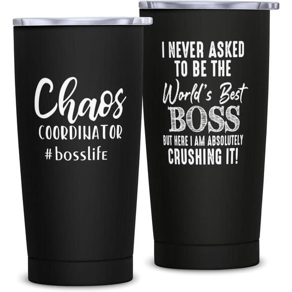 Christmas Boss Gifts for Men - Xmas Gifts for Your Male Boss - Funny Boss Gifts for Men - Best Gift for Boss Man - Cool Gifts for Bosses - Birthday Gifts for Boss - 20oz Tumbler