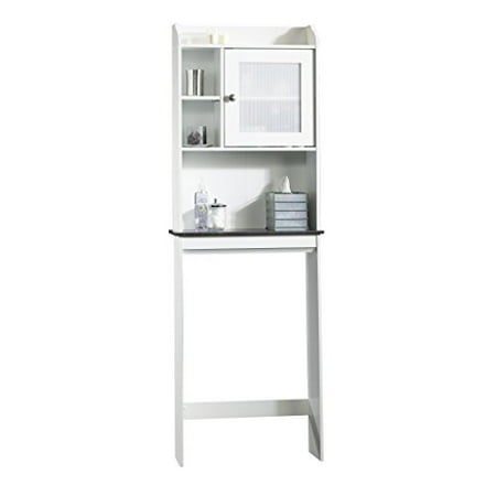 etagere bathroom sauder caraway cabinet soft bath toilet storage finish space saver furniture wood walmart engineered