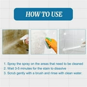 KQJQS Tile Floor Grout Cleaner - Powerful Cleaning Solution to Easily Remove Years of Dirt and Grime - Safe for Colored Grout - 100ml