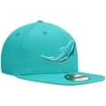 thumbnail image 3 of Men's New Era Aqua Miami Dolphins Omaha 59FIFTY Fitted Hat, 3 of 6